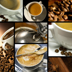 Coffee themed collage, coffee time, relax © Petoo