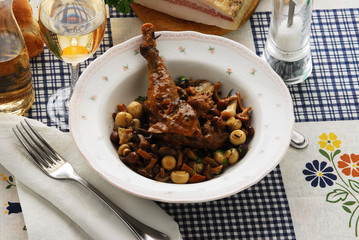 Fagiano ai funghi - Secondo di carne Ricetta della Lombardia