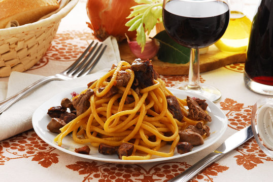 Bigoli con l anatra - Primi piatti - Ricette del Veneto