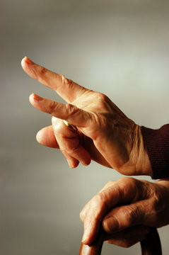 Corna di una donna anziana