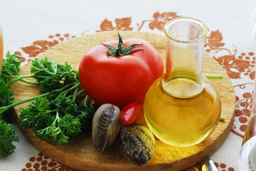 Ingredienti in cucina