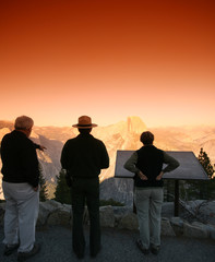 Fototapeta na wymiar Yosemite, ranger, park narodowy