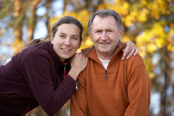 father and daughter, 