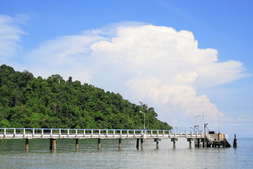 Fototapeta na wymiar Penang National Park And Wharf