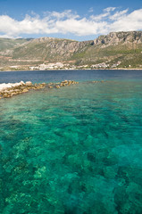 Blue waters of the Turkish Mediterranean