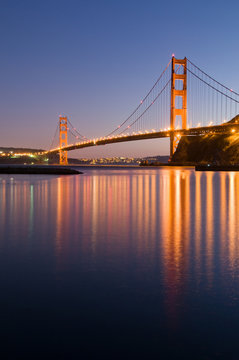 Golden Gate Bridge, San Francisco taken from Fort Baker.