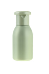 Bottle of cosmetic cream on white background