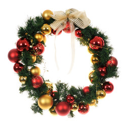 Fototapeta premium Christmas wreath