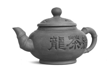east monochrome teapot