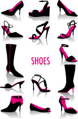 Shoes silhouettes