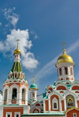 Fototapeta na wymiar Russian Orthodox church. Red Square, Moscow, Russia