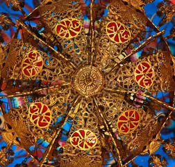 Zelfklevend Fotobehang Beautiful Ornamented Chandelier © Ionescu Bogdan