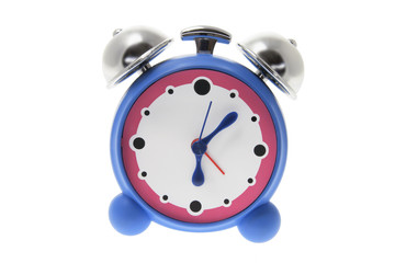 Alarm Clock on Isolated White Background