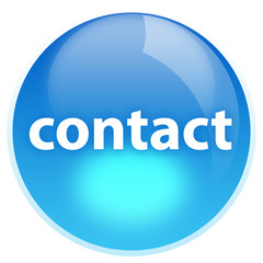 The Blue button named contact with highlight