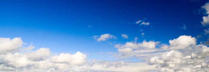 perfect blue cloudy sky