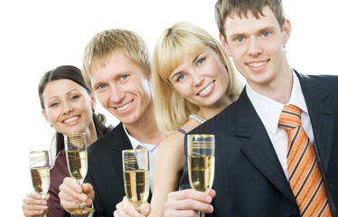 Young people celebrate the occasion