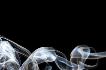 A black and white smoke background