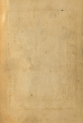 Old book cover paper pages, textured and grungy