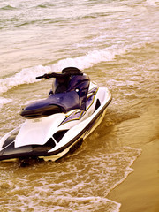 Jet Ski am Strand