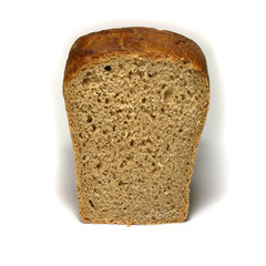 half of black bread