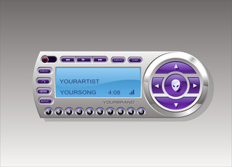 Fototapeta premium Sattelite Receiver, Purple