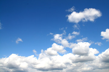 very blue sky nature background