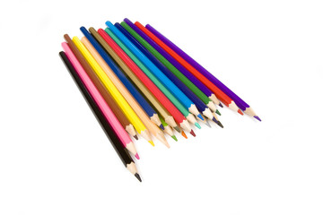 Coloured drawing pencils