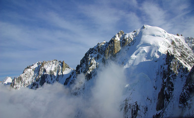 Obraz premium Im Auge des Königs von Europa - Mont Blanc