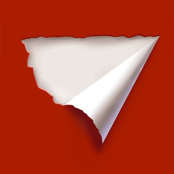 strappo carta rossa