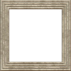 Empty picture scrathed wooden frame