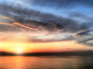 Sonnenuntergang in der Karibik