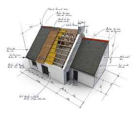 Maison concept A4 croquis