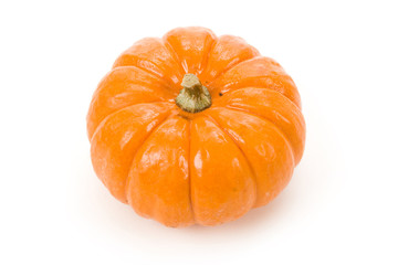 Orange Pumpkin close up shot