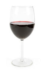 Red Wine and a Wineglass