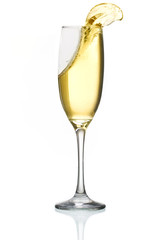Champagne splash