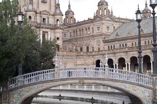 Plaza de espa&ntilde;a de Sevilla