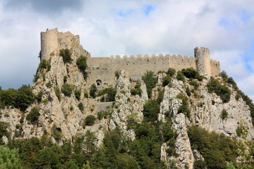 Fototapeta na wymiar Chateau de Puilaurens, Aude