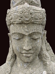 Fototapeta na wymiar Isolated Eastern Statue