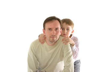 fahter and  son