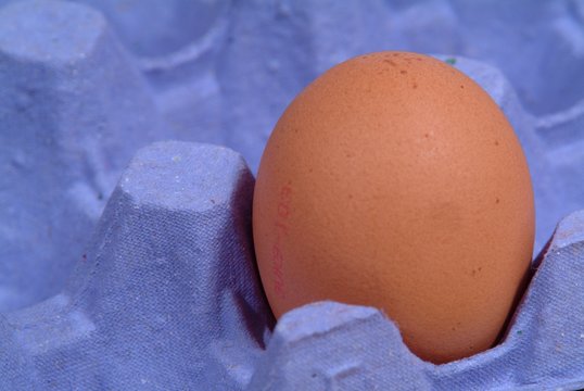 Eier in Verpackung