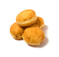 Doughnut isolated on white close up