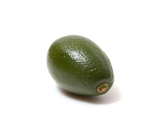avocado isolated on white