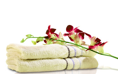 asciugamano e orchidea © tamtam