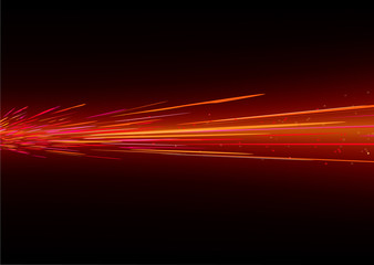 futuristic background resembling  motion neon light splashes