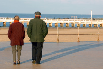 Couple de retrait&eacute;s