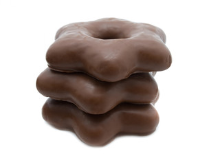 Christmas Gingerbread isolated on the white background