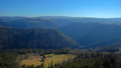 Paysage du Haut-Doubs, Franche-Comté