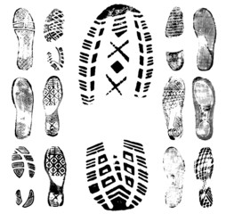 Footprint traces collection 1