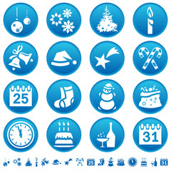 Christmas & New Year icons