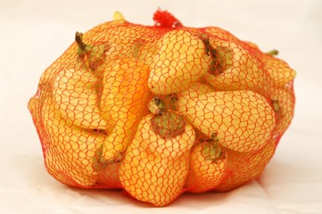 Gemüsepaprika im Netz